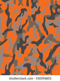 Fashionable camouflage pattern, vector illustration.Millatry print .Seamless vector wallpaper