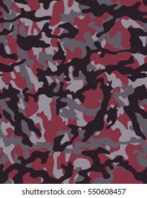 Fashionable camouflage pattern, vector illustration.Millatry print .Seamless vector wallpaper
