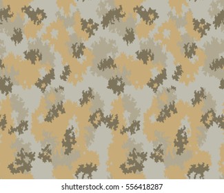 Fashionable camouflage pattern, vector illustration.Millatry print .Seamless vector wallpaper