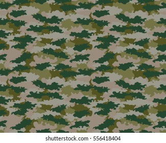 Fashionable camouflage pattern, vector illustration.Millatry print .Seamless vector wallpaper