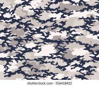 Fashionable camouflage pattern, vector illustration.Millatry print .Seamless vector wallpaper