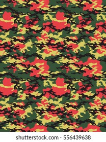 Fashionable camouflage pattern, vector illustration.Millatry print .Seamless vector wallpaper