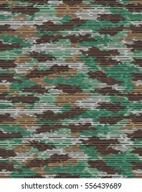 Fashionable camouflage pattern, vector illustration.Millatry print .Seamless vector wallpaper