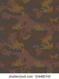 Fashionable camouflage pattern, vector illustration.Millatry print .Seamless vector wallpaper