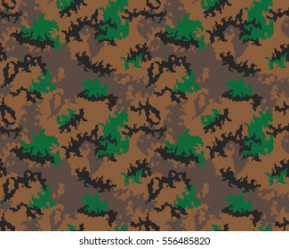 Fashionable camouflage pattern, vector illustration.Millatry print .Seamless vector wallpaper
