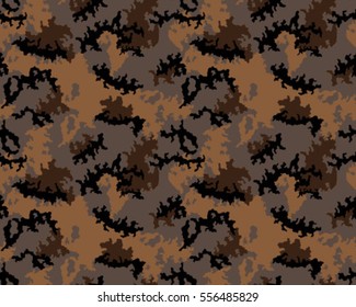 Fashionable camouflage pattern, vector illustration.Millatry print .Seamless vector wallpaper