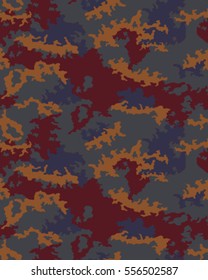 Fashionable camouflage pattern, vector illustration.Millatry print .Seamless vector wallpaper