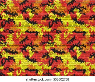 Fashionable camouflage pattern, vector illustration.Millatry print .Seamless vector wallpaper