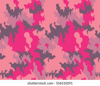Fashionable camouflage pattern, vector illustration.Millatry print .Seamless vector wallpaper