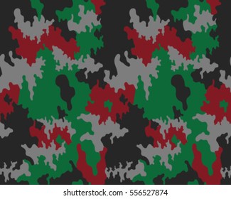 Fashionable camouflage pattern, vector illustration.Millatry print .Seamless vector wallpaper
