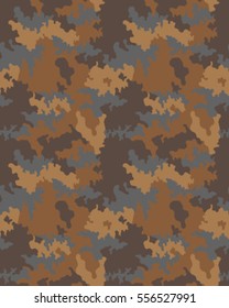 Fashionable camouflage pattern, vector illustration.Millatry print .Seamless vector wallpaper