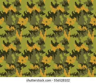 Fashionable camouflage pattern, vector illustration.Millatry print .Seamless vector wallpaper