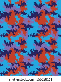 Fashionable camouflage pattern, vector illustration.Millatry print .Seamless vector wallpaper