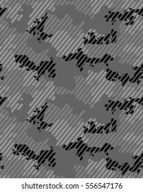 Fashionable camouflage pattern, vector illustration.Millatry print .Seamless vector wallpaper