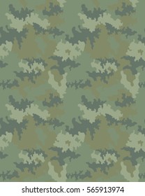 Fashionable camouflage pattern, vector illustration.Millatry print .Seamless vector wallpaper