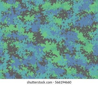 Fashionable camouflage pattern, vector illustration.Millatry print .Seamless vector wallpaper