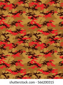 Fashionable camouflage pattern, vector illustration.Millatry print .Seamless vector wallpaper