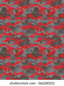 Fashionable camouflage pattern, vector illustration.Millatry print .Seamless vector wallpaper