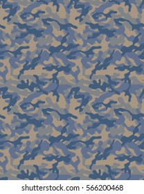 Fashionable camouflage pattern, vector illustration.Millatry print .Seamless vector wallpaper