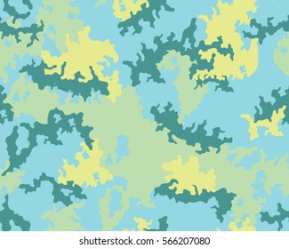 Fashionable camouflage pattern, vector illustration.Millatry print .Seamless vector wallpaper