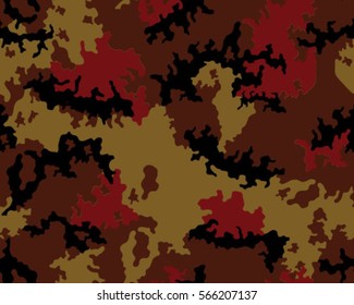 Fashionable camouflage pattern, vector illustration.Millatry print .Seamless vector wallpaper