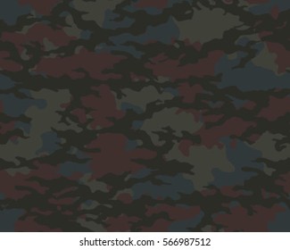 Fashionable camouflage pattern, vector illustration.Millatry print .Seamless vector wallpaper