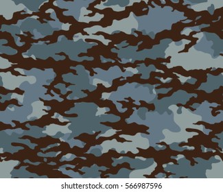 Fashionable camouflage pattern, vector illustration.Millatry print .Seamless vector wallpaper