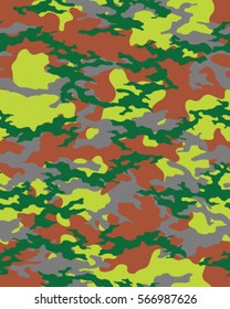 Fashionable camouflage pattern, vector illustration.Millatry print .Seamless vector wallpaper