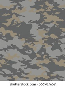 Fashionable camouflage pattern, vector illustration.Millatry print .Seamless vector wallpaper