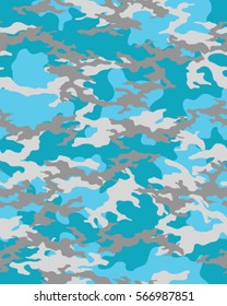 Fashionable camouflage pattern, vector illustration.Millatry print .Seamless vector wallpaper