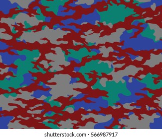 Fashionable camouflage pattern, vector illustration.Millatry print .Seamless vector wallpaper