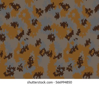 Fashionable camouflage pattern, vector illustration.Millatry print .Seamless vector wallpaper
