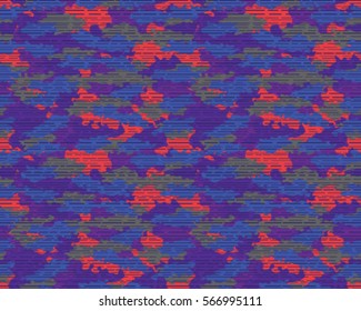 Fashionable camouflage pattern, vector illustration.Millatry print .Seamless vector wallpaper
