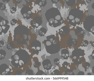 Fashionable camouflage pattern, vector illustration.Millatry print .Seamless vector wallpaper