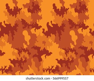Fashionable camouflage pattern, vector illustration.Millatry print .Seamless vector wallpaper