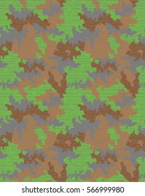 Fashionable camouflage pattern, vector illustration.Millatry print .Seamless vector wallpaper