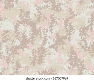 Fashionable camouflage pattern, vector illustration.Millatry print .Seamless vector wallpaper