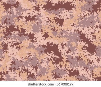 Fashionable camouflage pattern, vector illustration.Millatry print .Seamless vector wallpaper