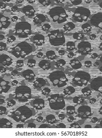Fashionable camouflage pattern, vector illustration.Millatry print .Seamless vector wallpaper