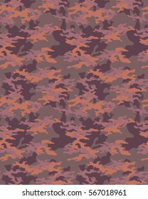 Fashionable camouflage pattern, vector illustration.Millatry print .Seamless vector wallpaper