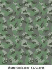 Fashionable camouflage pattern, vector illustration.Millatry print .Seamless vector wallpaper