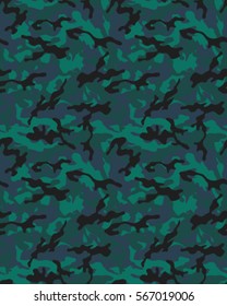 Fashionable camouflage pattern, vector illustration.Millatry print .Seamless vector wallpaper