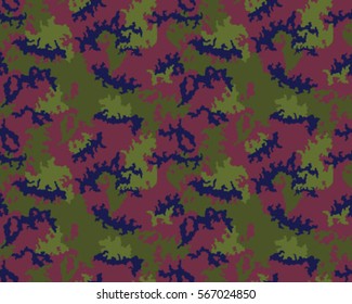 Fashionable camouflage pattern, vector illustration.Millatry print .Seamless vector wallpaper