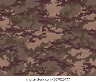 Fashionable camouflage pattern, vector illustration.Millatry print .Seamless vector wallpaper