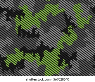 Fashionable camouflage pattern, vector illustration.Millatry print .Seamless vector wallpaper