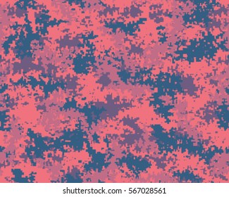 Fashionable camouflage pattern, vector illustration.Millatry print .Seamless vector wallpaper