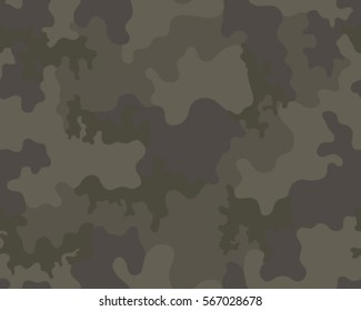 Fashionable camouflage pattern, vector illustration.Millatry print .Seamless vector wallpaper