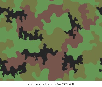 Fashionable camouflage pattern, vector illustration.Millatry print .Seamless vector wallpaper