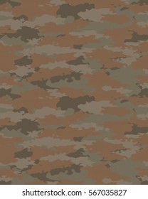 Fashionable camouflage pattern, vector illustration.Millatry print .Seamless vector wallpaper