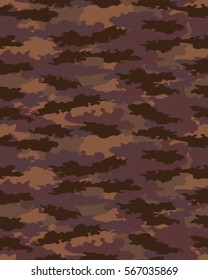 Fashionable camouflage pattern, vector illustration.Millatry print .Seamless vector wallpaper